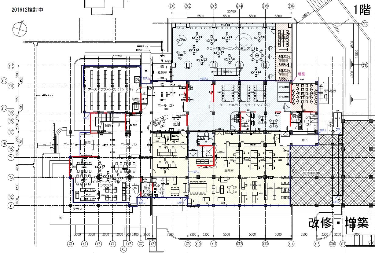 図書館1階 イメージ図